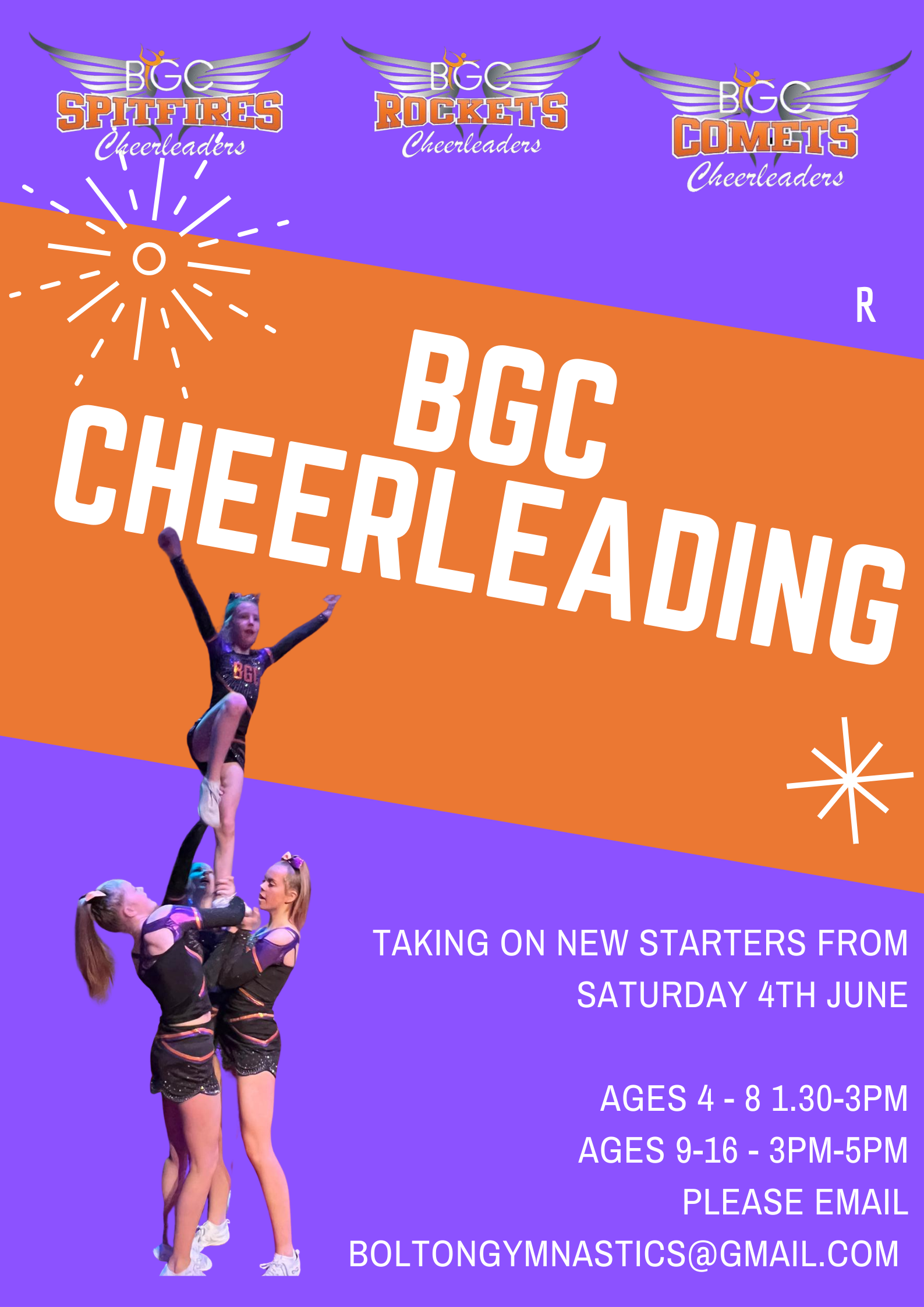Cheerleading Tryouts Poster
